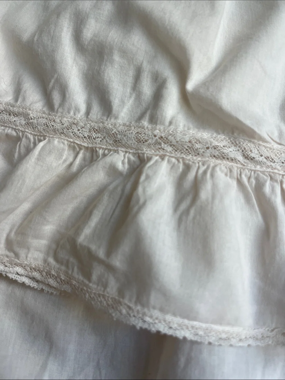 Bonpoint Cream Ruffle Tank Top with Matching Bloomers